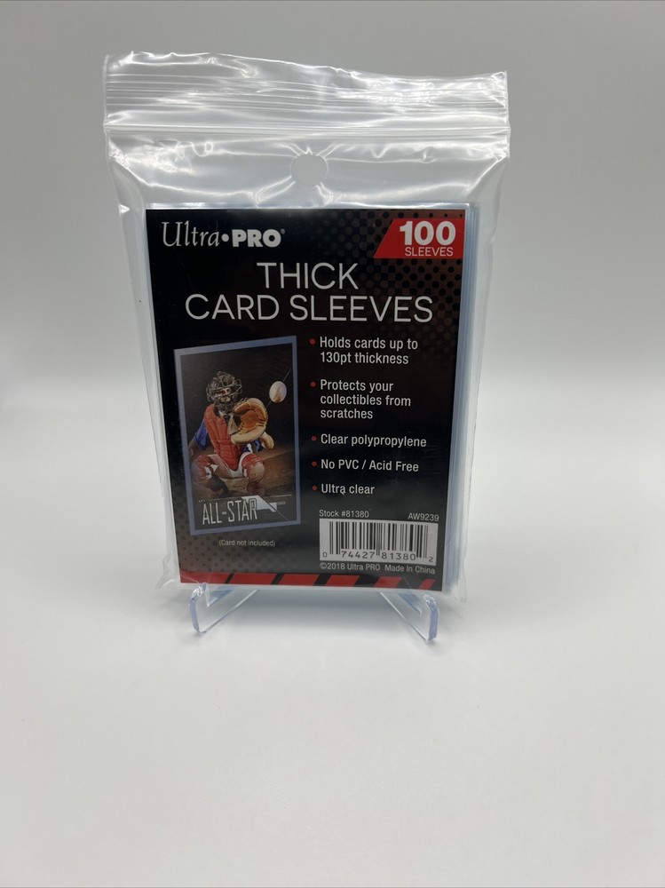 ultra pro card penny sleeves Ultrapro 2 5/8 X 3 5/8 Soft (Penny Sleeves) 100 Count combine with Ultra PRO Toploaders to achieve acid Ultra Pro Sleeves Question :