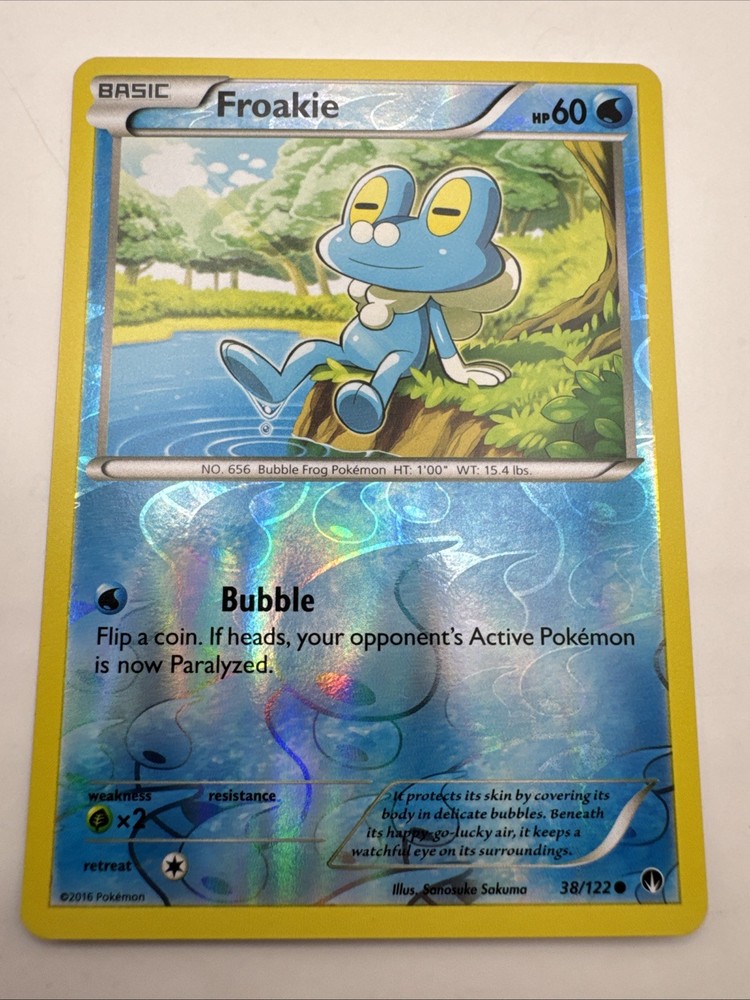 pokemon froakie card Frogadier 057/197 + 056/197 - Obsidian Flames [Water] Water Drip 20 Froakie 056 - Reverse Holofoil