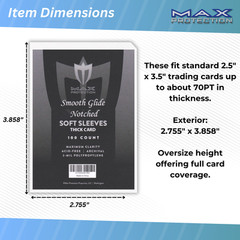 max protection card sleeves Ultra Clear Magnetic Holder 35pt grading submissions Max Protection 50 MTG Standard