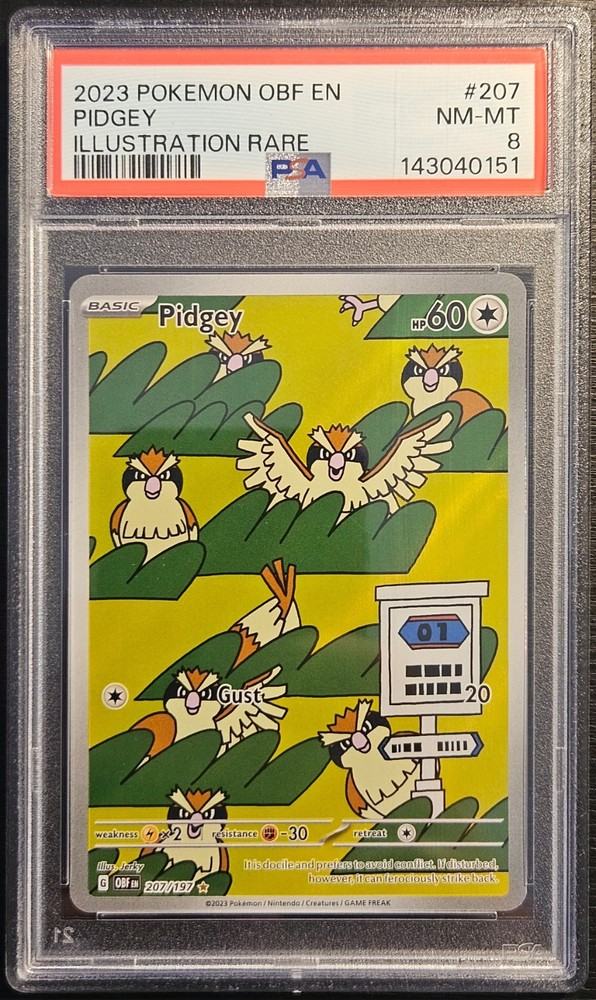 207/197 pokemon card Pidgey - Obsidian Flames The item may be similar but not exactly the same as the image (e.g Gold Pokmon TCG Pidgey Sv03: