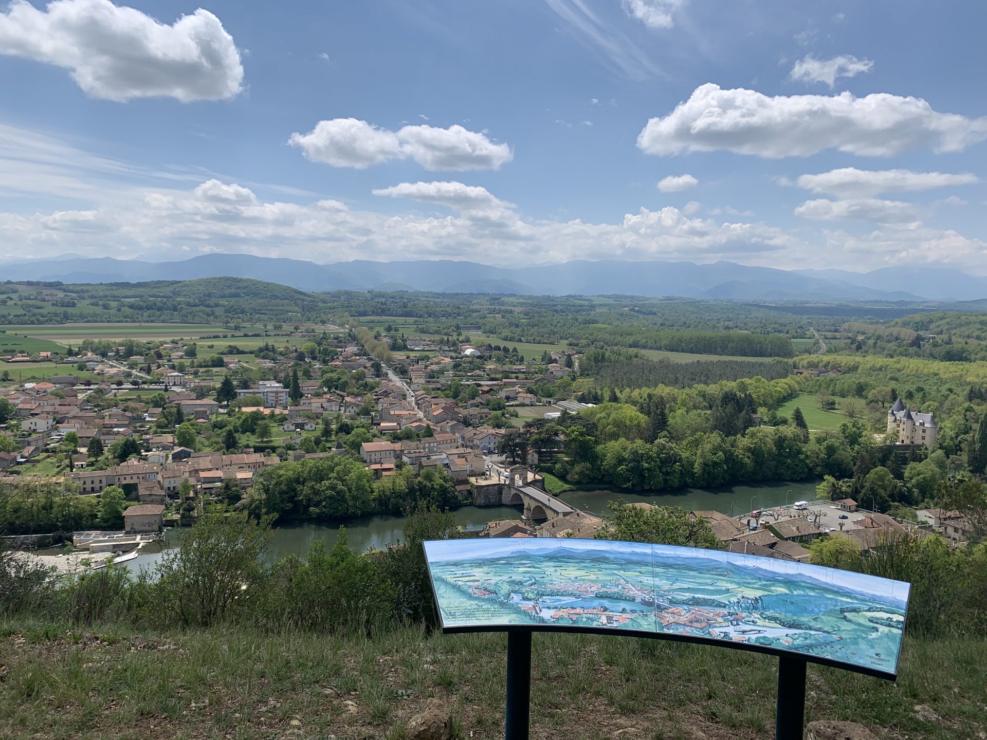Saint Martory Pique Nique Vue Panorama
