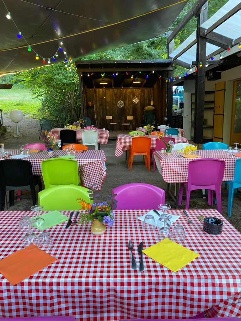 Camping Aspet Restaurant Ginguette Rivière aux papillons