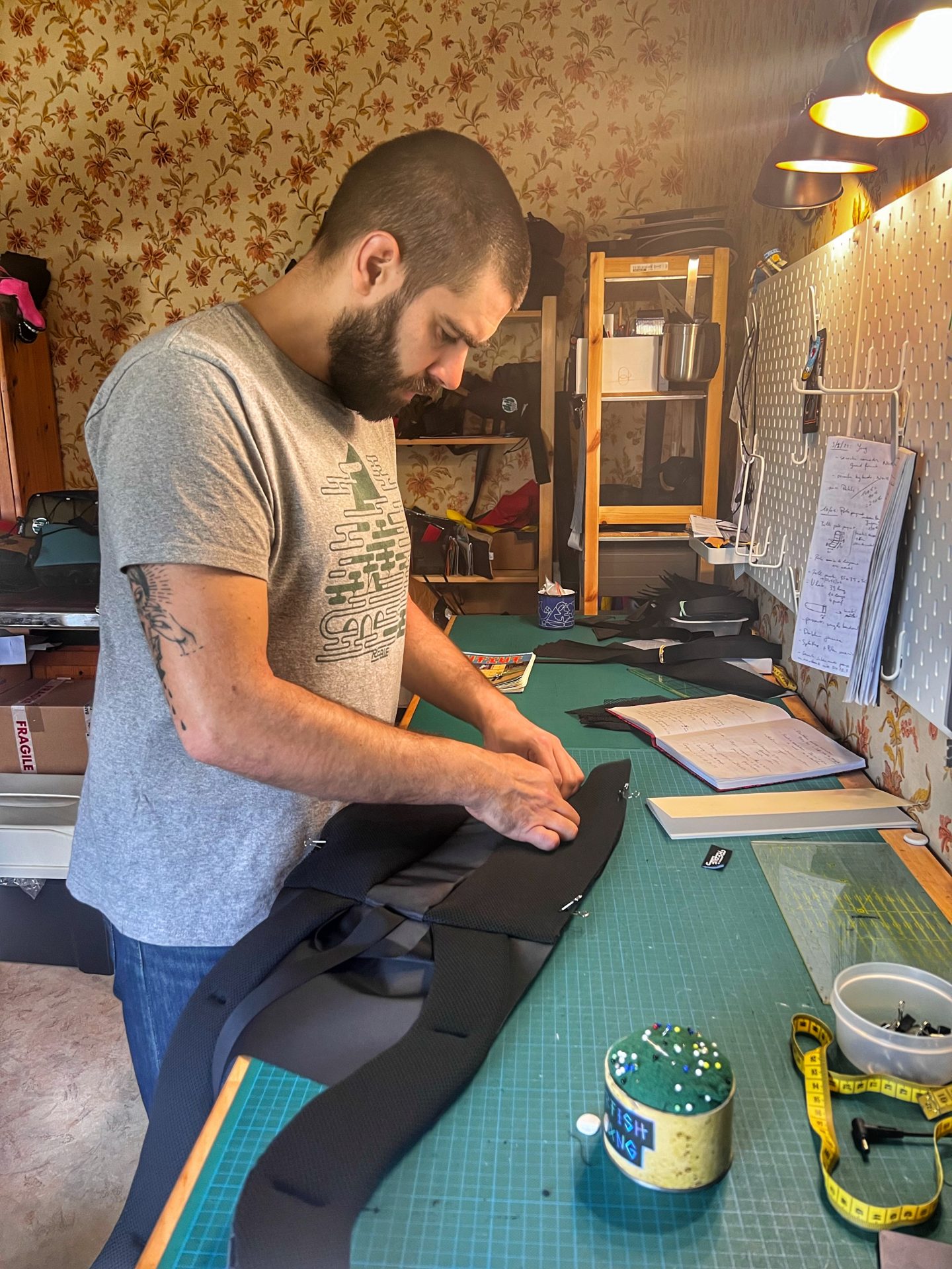Atelier Rebié Estadens Bagages artisanaux vélo Comminges Pyrénées