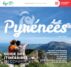 Carto plan randonnées en Comminges Pyrénées Aspet, Arbas, Salies-du-Salat, Saint-martory