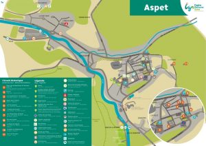 Plan ville d'Aspet Découvrir Visiter Aspet