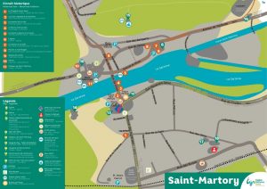 Plan ville Saint-Martory Découvrir Visiter Saint-Martory