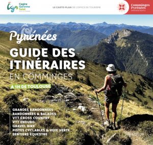 Carte de randonnées Cagire Garonne Salat carto itinéraires 2024